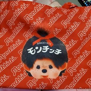Monchhichi X Saifah Bhayu Large Red Tote Bag